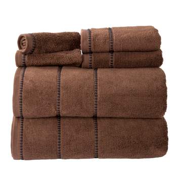 6pc Solid Bath Towel and Washcloth Set - Yorkshire Home