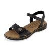 CUSHIONAIRE Bloom Comfortable Dressy Womens Sandals with Arch Support, Adjustable Straps, and Memory Foam Footbed - 4 of 4
