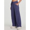 RBX Active Women's Relaxed Fit Wide Leg Ribbed Lounge Pants Athleisure Pant with Pockets - 3 of 4