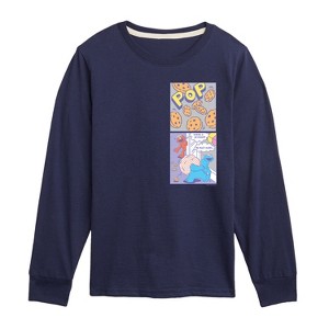 Boys' - Sesame Street - Comic Scene Long Sleeve Graphic T-Shirt - 1 of 3