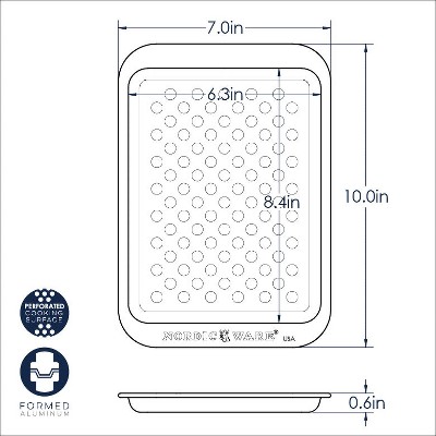 Compact Aluminum Non-Stick Oven Crisping Tray