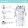 The Peanutshell Baby Girl or Boy Cotton  Layette Set or Gift Set, To The Moon, 23-Pieces, Blue/Gray, 0-3 Months - 4 of 4