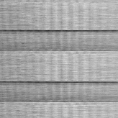 Gray Cordless Light Filtering Zebra Roller Shade 35" x 72"