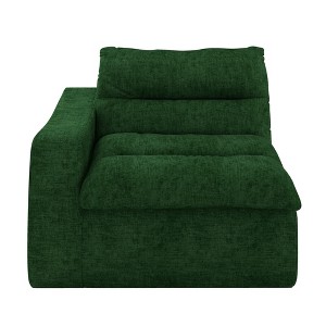 AZL1 Life Concept Sofas Comfy Accent Bean Bag Couch, Lounge Chair with Left Arm, Suitable for Living room Bedroom, Olive Green, 41.45"*36.22"*37.87" - 1 of 4