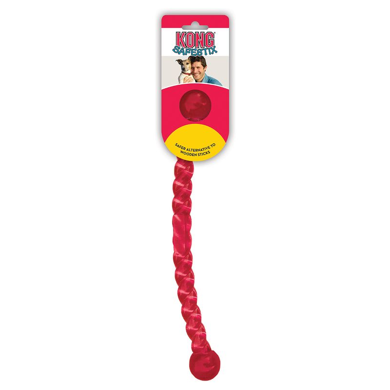 KONG Safestix Fetch &#38; Tug Dog Toy - Red - Small, 3 of 9