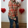 Women's Looks Good On You Reversible Corduroy And Plaid Shacket - Mello - 4 of 4