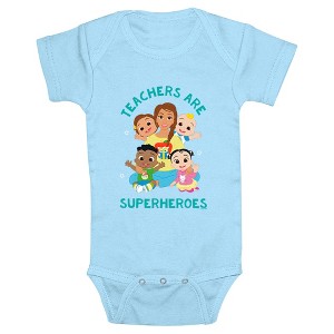 Infant's CoComelon Teachers Are Heroes Bodysuit - 1 of 3