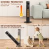 SUGIFT Space Heater for Indoor Use 1500W Electric Tower Heater 26" Oscillating Ceramic Heater with Remote - 4 of 4