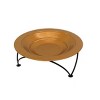 33" Hammered Copper Fire Pit with Stand and Screen - National Tree Company - 4 of 4