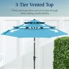 Best Choice Products 10ft 3-Tier Patio Umbrella, Market Sun Shade w/ Tilt Adjustment, Easy Crank - 3 of 4