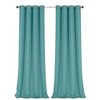 GoodGram 2 Pack Hotel Thermal Grommet 100% Blackout Window Curtain Panels - 2 of 2