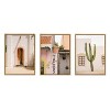 Kate and Laurel Sylvie Cabo San Lucas No 4, Isla Holbox No 3, Cactus no 2 Mexico Framed Canvas Art Set by Crystal Lynn Collins - 2 of 4