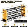 Hausource 4 Tier Power Tool Organizer Shelving Wall Mount Utility Storage Rack - 3 of 4