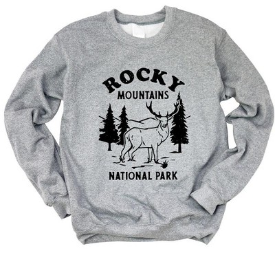 Simply Sage Market Women's Graphic Sweatshirt Vintage Rocky Mountains National Park