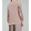 Women's Bria Button Front Sequin Cardigan - current air - 2 of 4