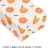 Unique Bargains Paper Gift Bag Pack Orange Storage Bag for Party Favor 50 Pcs - 4 of 4