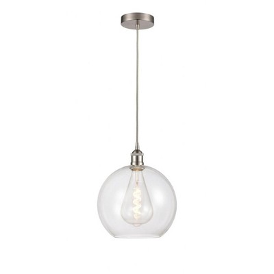 Athens - 1 Light Mini Pendant In Industrial Style-14.38 Inches Tall and 11.75 Inches Wide