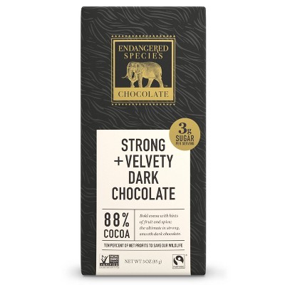 Endangered Species Chocolate Natural Dark Chocolate - 3oz