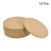 Unique Bargains Soft Thickened Cork Temperature-Resistant Tableware Coasters - 3 of 4