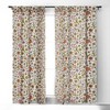 Doodle By Meg Tulip Print Set of 2 Panel Blackout Window Curtain - Deny Designs - 3 of 4