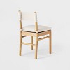 Emery Wood Dining Chair with Upholstered Seat and Sling Back - Threshold™ designed with Studio McGee: Rubberwood Frame, Polyester - image 4 of 4