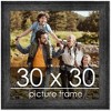 PosterPalooza | 30x30 Wide Barnwood Picture Frame, UV Acrylic, 6 Finishes - Grey, Brown, White, and Black - 2 of 4