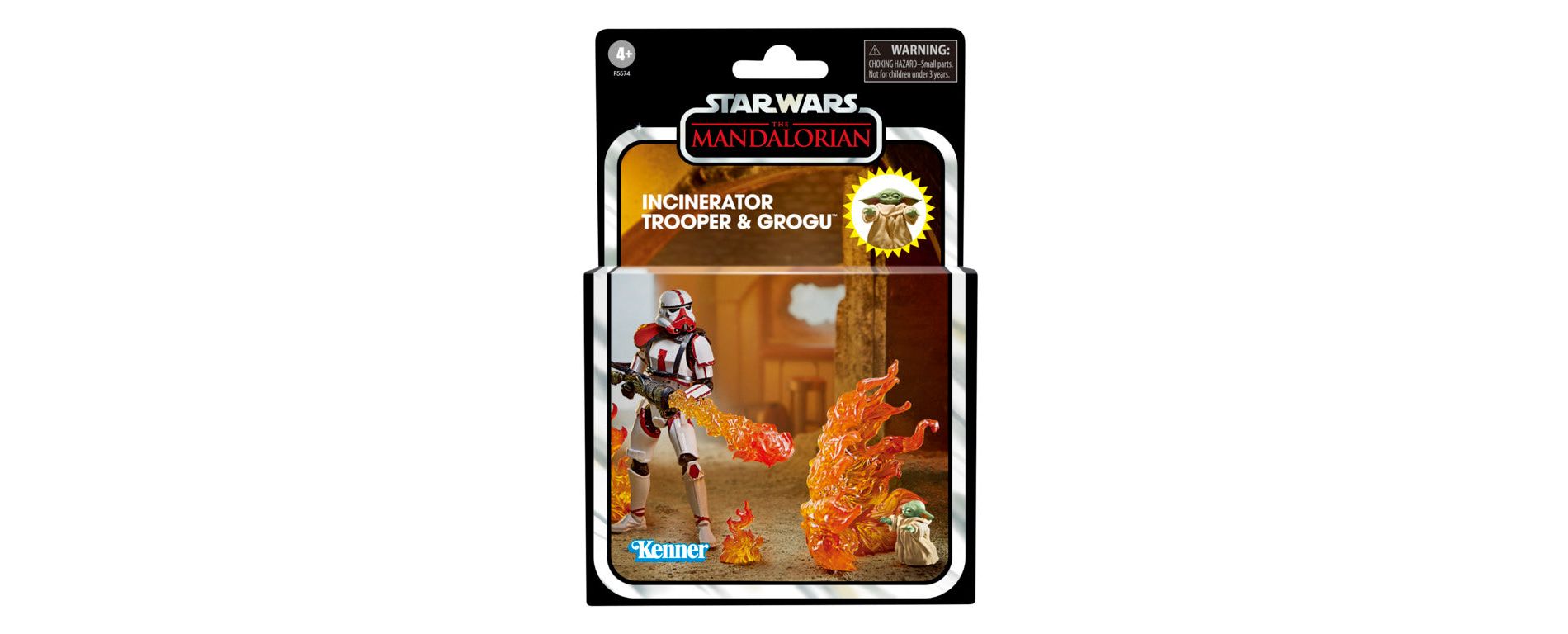 Star Wars The Vintage Collection Incinerator Trooper and Grogu Figure