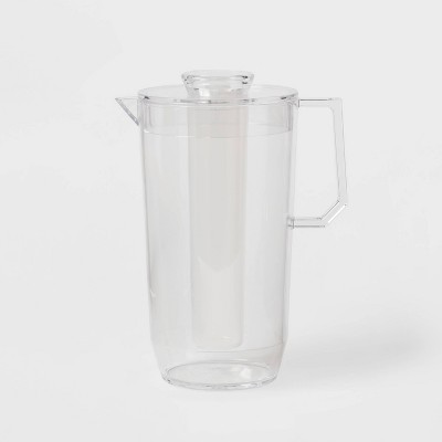 Glass Pitcher with Lid 16 3/4-Ounce Juice Pitcher