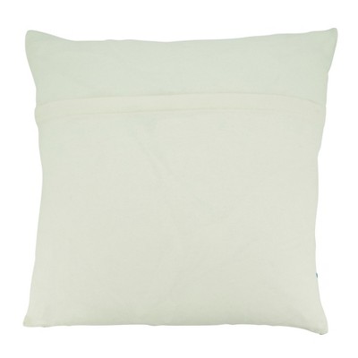 Coastal Octopus Design 20" Cotton Throw Pillow