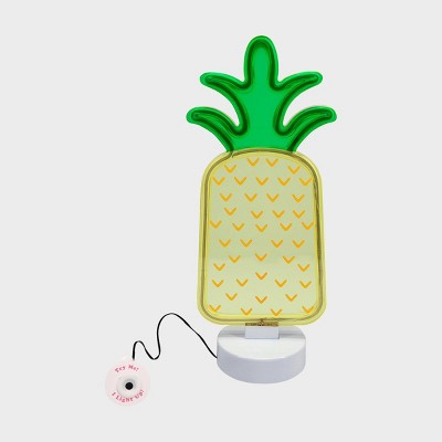Faux Neon Sign Pineapple - Sun Squad™