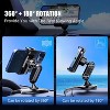TruAIR 360¡ Dashboard Phone Clip Mount (Black) - 2 of 4
