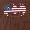 Men's Batman American Flag Oval T-Shirt - 2 of 4