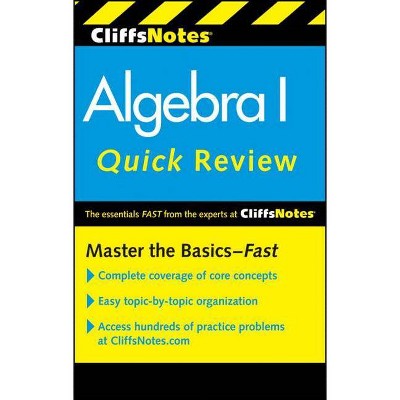  CliffsNotes Algebra I Quick Review (Paperback) by Jerry Bobrow 