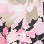 black geo floral