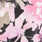 black geo floral
