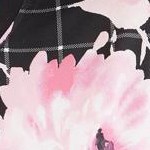 black geo floral