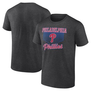 MLB Philadelphia Phillies Men's Gray Core T-Shirt - 1 of 3