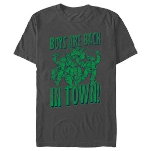 Men's Teenage Mutant Ninja Turtles Distressed Boys Are Back in Town! T-Shirt - 1 of 4