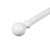 Lumi Home Furnishings Mix and Match Wood Ball Finials White Wood Rod Pole 2ct - 2 of 4