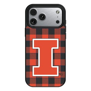 NCAA Big Ten Universities Plaid MagSafe Compatible Cell Phone Case for Apple iPhone 17 Series - 1 of 4