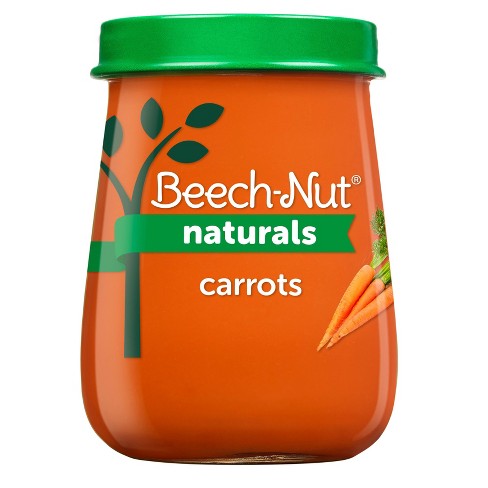 Beech-Nut Naturals Carrots Baby Food Jar - 4oz - image 1 of 4