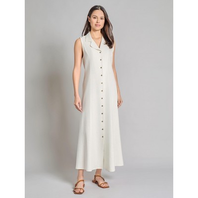 Zaide Button Front Maxi Dress