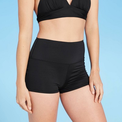 high waisted swim shorts target