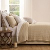 Greenland Home Fashions 2-Piece Twin/XL Coverlet Set – Natural Woven Polyester with Matching Pillow Sham, 68x88 + 20x26 - 4 of 4