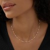 14K Gold Plated Lip Chain Necklace for Women, Dainty Adjustable Choker, Hypoallergenic Waterproof Boho-Style Summer Jewelry Gift - 2 of 4