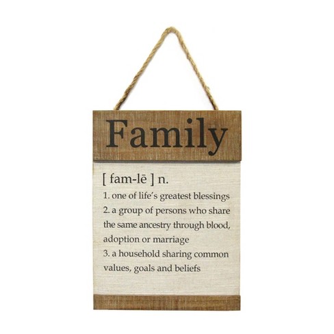 Family Definition Wall Decor White Stratton Home Decor Target