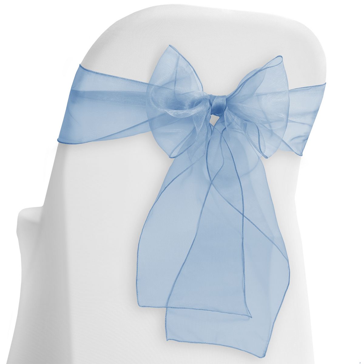 Lann's Linens 10-Pack Elegant Organza Chair Cover Sashes for Wedding, Banquet