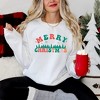 Simply Sage Market Women's Graphic Sweatshirt Merry Christmas Trees - 2 of 4