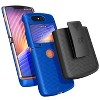 Nakedcellphone Slim Case and Belt Clip Holster Combo for Motorola RAZR 5G Phone (XT2071, 2020) - 3 of 4