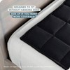 10lb Twin/Full Weighted Blanket, 40x60, Non - Toxic Glass Beads, Black - 3 of 4